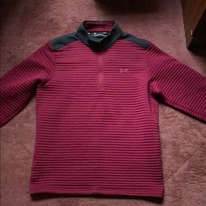 Medium Maroon Under Armour Quarter Zip